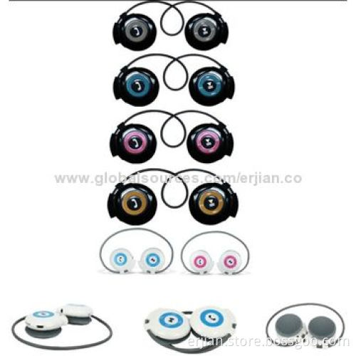 Bluetooth Retractable Earphones for Free Talking for Smartphones with Mic and Volume Control Button